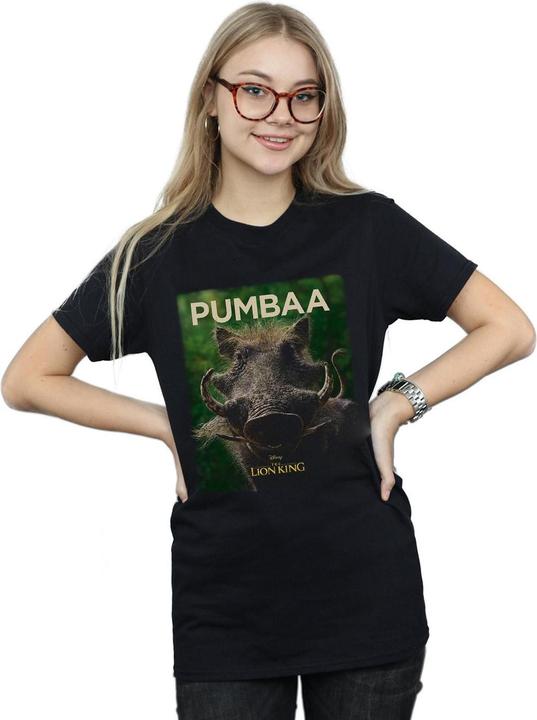 Immagine prodotto Disney The Lion King Movie Pumbaa Poster Maglietta Ampia Donna (L)