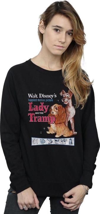 Produktbild Disney Lady And The Tramp Distressed Classic Poster Sweatshirt (M)