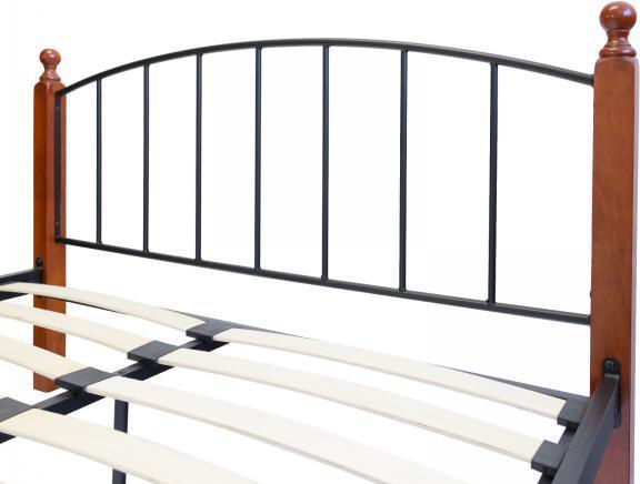 Produktbild Homestyle4u Metallbett mit Lattenrost (140 x 200 cm)