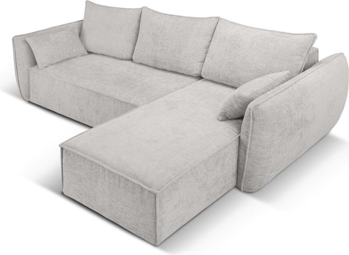 Actual product image Micadoni Right Corner Sofa With Bed Function And Box, "Kaelle", 4 Seats, 252x165x87Made in Europe (Corner sofa)
