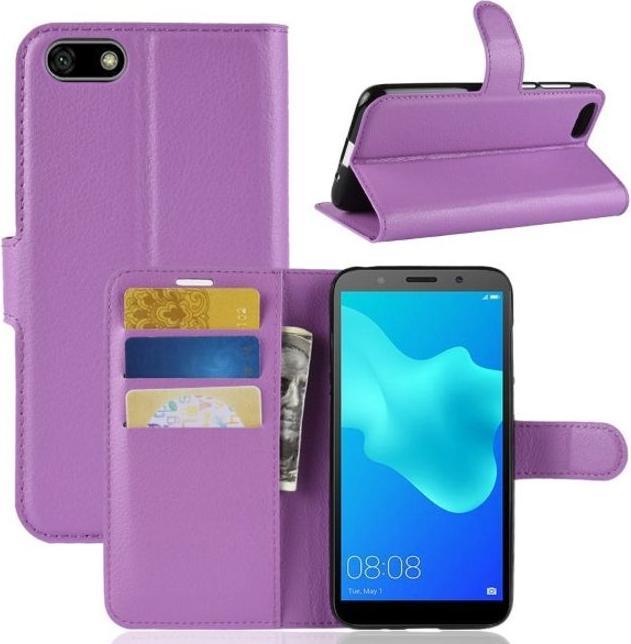 Actual product image MU Classic Litchi Leather Bookcover Series (Huawei Y5 (2018))
