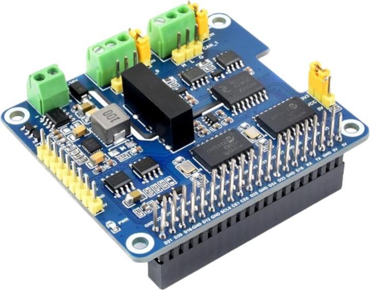 Produktbild WaveShare 2-Kanal CAN-Bus Dual Chip HAT für Raspberry Pi