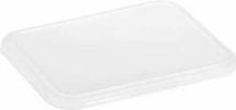 Naturesse Plastlåg 227x178 mm Bionedbrydelig PLA til bagasse bakker 227x178 mm Klar,2 ps x 100 stk/krt