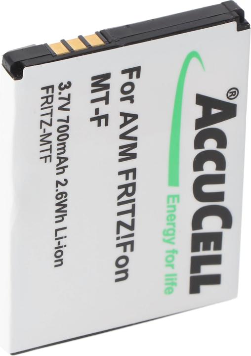 Immagine prodotto AccuCell Batteria AVM FRITZ!Fon MT-F, 312BAT016 AVM CT5 312BAT006