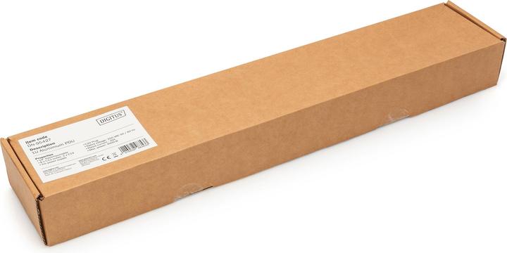 Produktbild Digitus Steckdosenleiste mit Aluminiumprofil, 10-fach, 2 m Zuleitung, IEC C20 Stecker