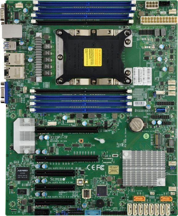 Actual product image Supermicro X11SPI-TF C622 DDR4 M2 ATX (Socket P, Intel C622, ATX)