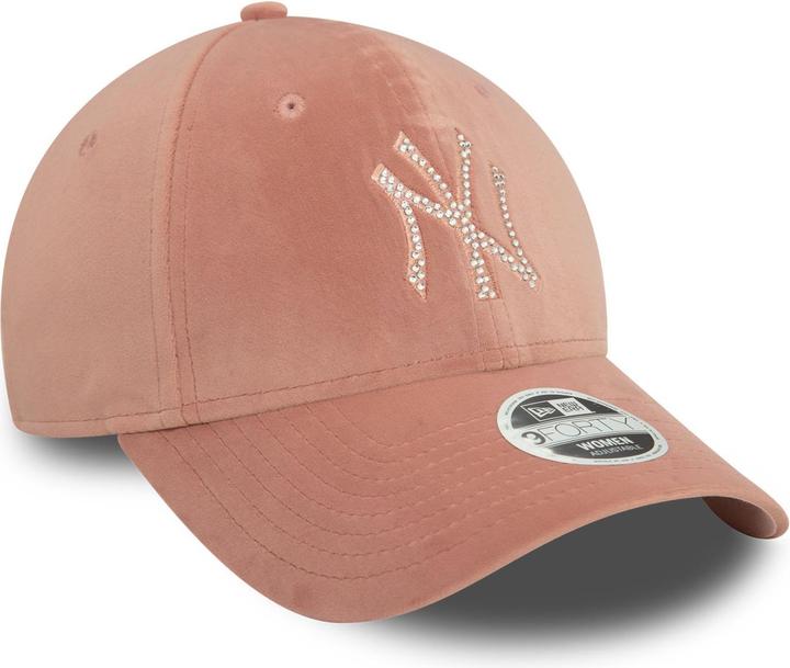 Produktbild New Era 9Forty Damen Cap - Velour Diamante Ny Yankees Rosa