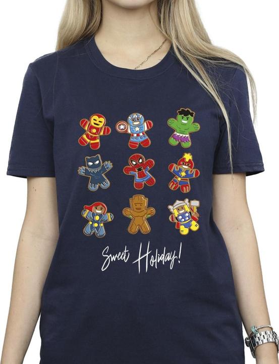 Immagine prodotto Gingerbread Avengers Maglietta Ampia Donna (L)