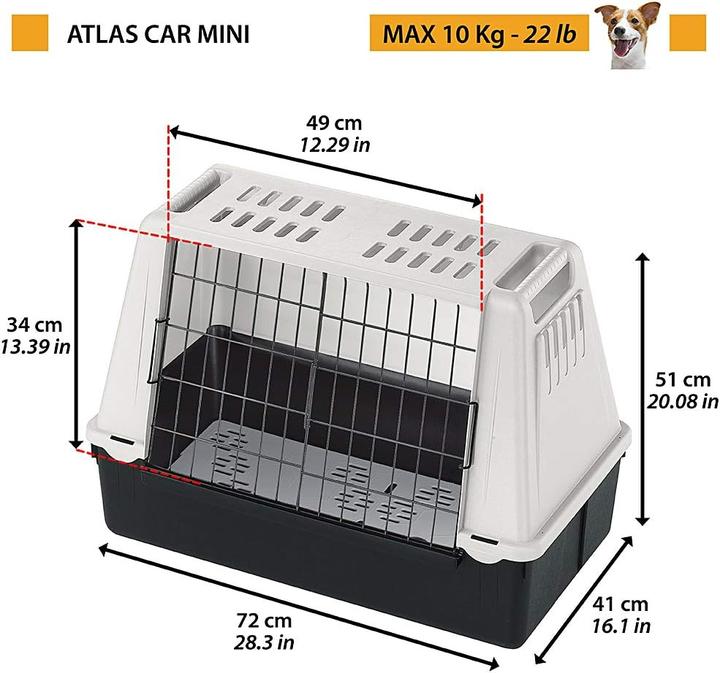 Actual product image Ferplast Atlas Car Mini (closed) (Dog, Lockable, Safety closure, Washable)