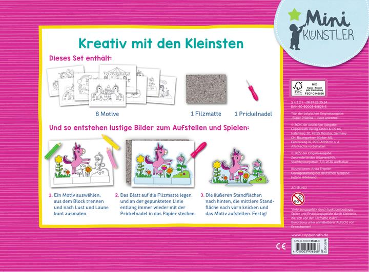 Actual product image Mein Prickel-Starterset: Einhörner (German, AnitaEngelen, 2024)