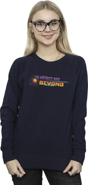 Actual product image Disney Womens/Ladies Lightyear Infinity And Beyond Text Sweatshirt (S)