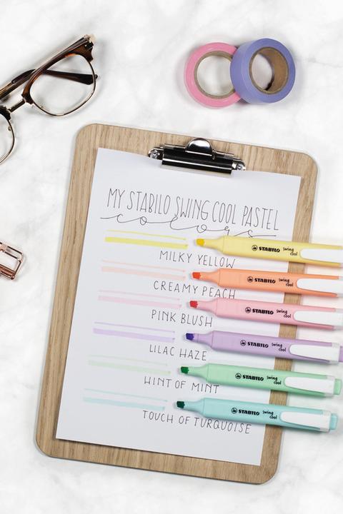 Actual product image STABILO swing cool Pastel highlighter (Soft orange, 4 mm, 1 x)
