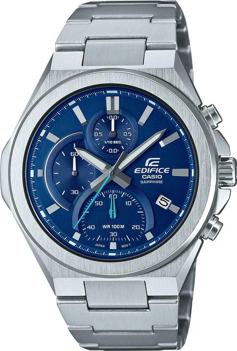 Edifice Armbanduhr Sapphire Blau (Chronograph, 45 mm)