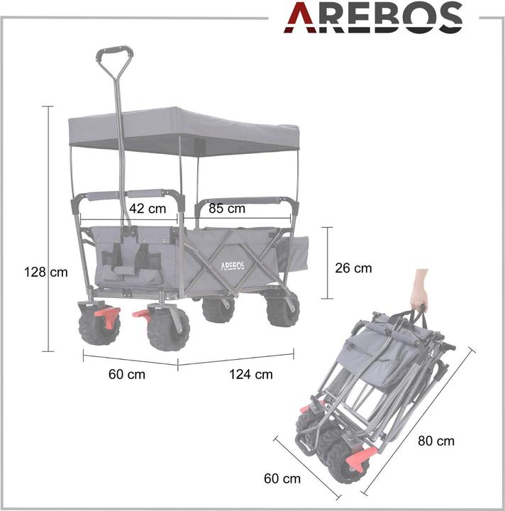 Produktbild Arebos Bollerwagen