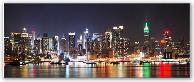 Produktbild Trenddeko New York Skyline - Panorama (80 x 30 cm)