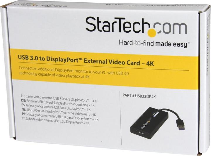 Produktbild StarTech USB A – Displayport (USB 3.0, 9 cm)