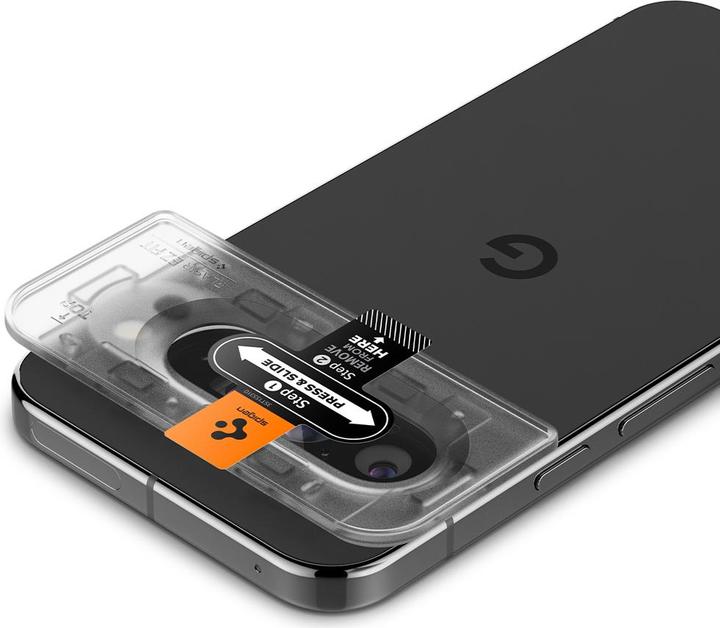 Immagine prodotto Spigen Proteggi fotocamera in vetro temperato EZ Fit Google Pixel 9 Pro 2-Pack (2 Pezzo/i, Google Pixel 9 Pro)