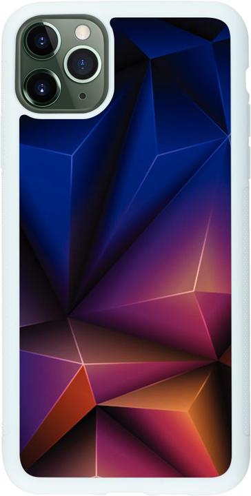 Produktbild PhoneLook Hülle Silikon weiss Abstract Triangles (Apple iPhone 11 Pro Max)