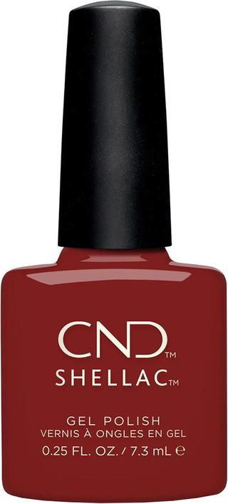 Image du produit CND Shellac UV Color Coat Bordeaux Babe 7.3 ml (Bordeaux Babe, Vernis semi-permanent)
