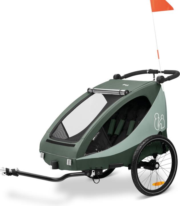 Actual product image Hauck Dryk Duo Plus Fahrradanhänger