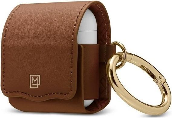 Image du produit Spigen Étui La Manon AirPods PU Leather brązowy/brown 074CS26378 (Sac pour écouteurs)