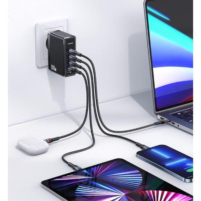 Actual product image Usams T50 Power Adapter (100 W)