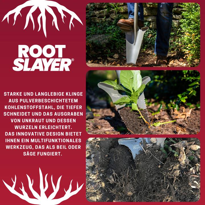 Image du produit Root Slayer Garden Spade avec lame de couteau
