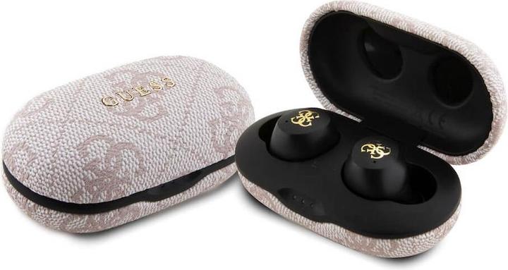 Produktbild Guess True Wireless 4G PU Metal Logo Earphones - pink (5 h, Kabellos)