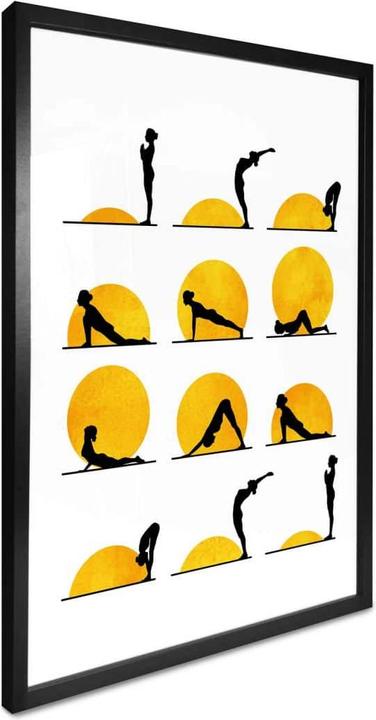 Produktbild Trenddeko Yoga Der Sonnengruss (60 x 80 cm)