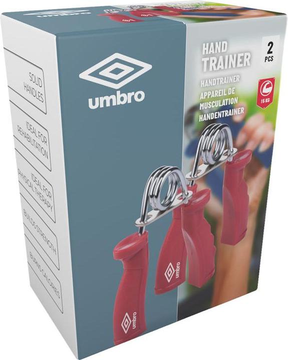 Produktbild Umbro - Handpresse 15 kg 2 Stück (rot)