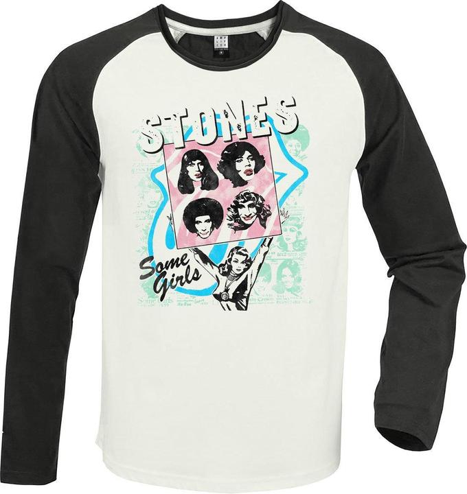 Actual product image Amplified Unisex Adult Some Girls The Rolling Stones T-Shirt (L)