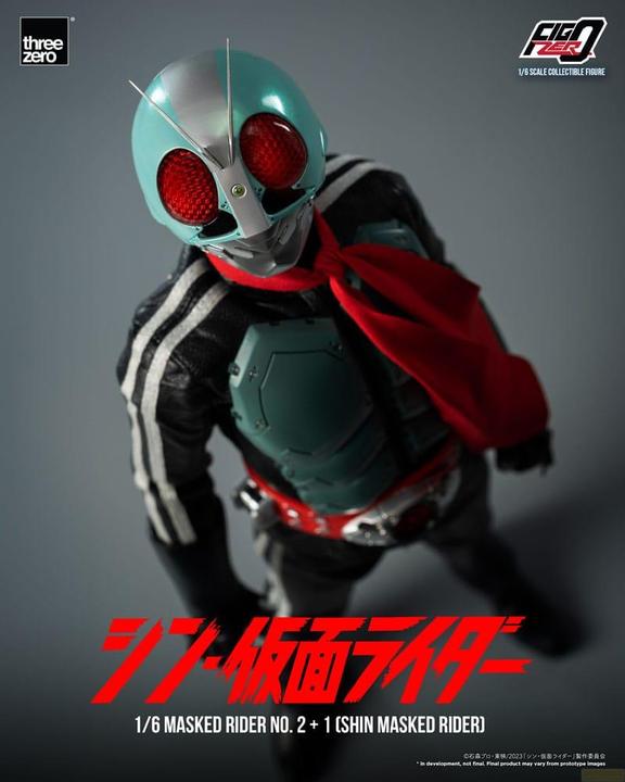 Produktbild ThreeZero Kamen Rider FigZero Actionfigur 1/6 Masked Rider No.2+1 (Shin Masked Rider) 32 cm