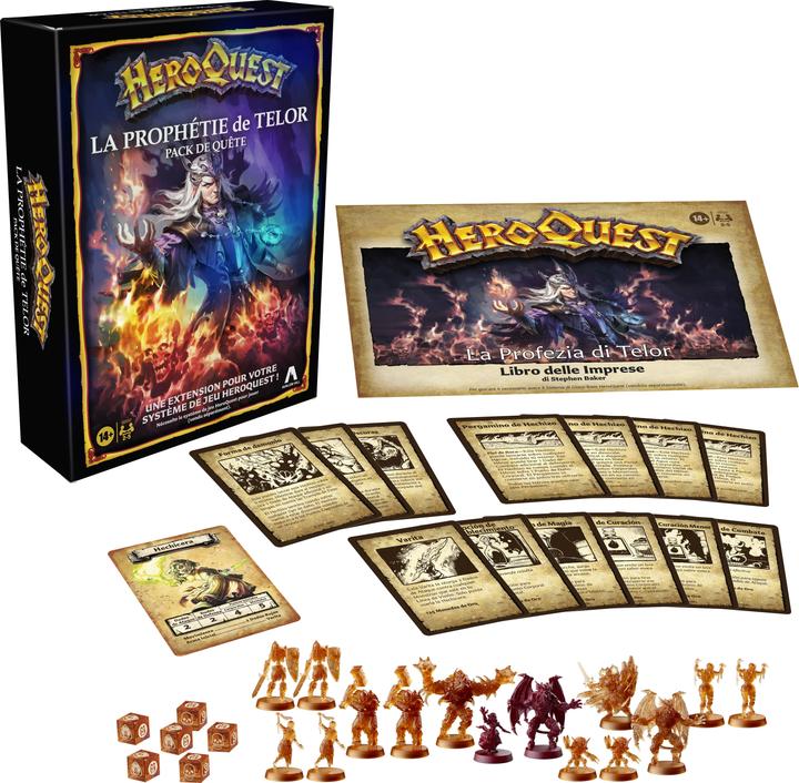 Image du produit Hasbro Gaming Pack Aventure HeroQuest La Prophétie de Telor, jeu de base HeroQuest requis (Français)