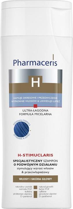 Actual product image Pharmaceris H Stimuclaris Shampoo Stimulating hair growth and anti-dandruff 250 ml (250 ml, Liquid shampoo)