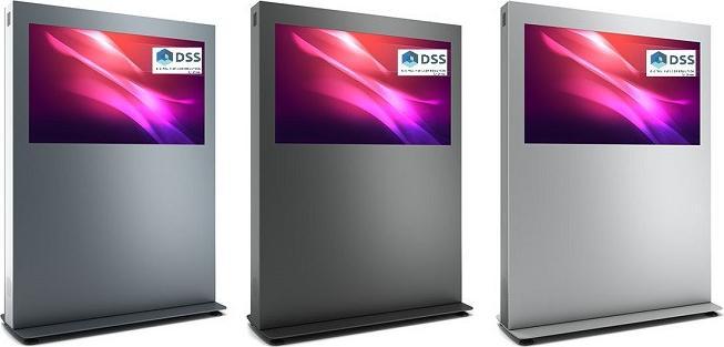 Produktbild DSS Indoor Stele Landscape, 43" Bildschirm, schwarz