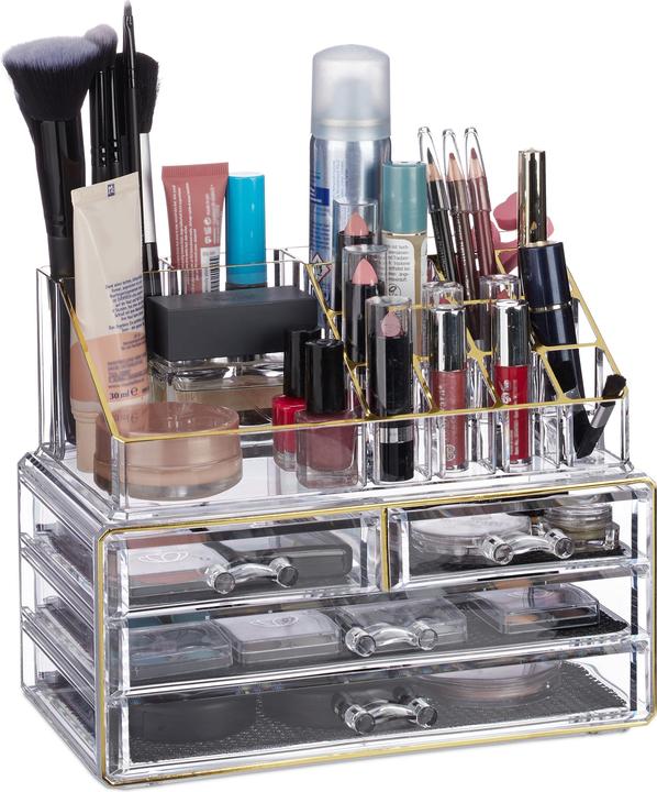 Image du produit Relaxdays Organisateur cosmétiques 4 tiroirs