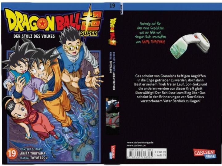 Actual product image Dragon Ball Super 19 (German, Toyotarou, Akira Toriyama (Original Story), Katrin Stamm, 2023)