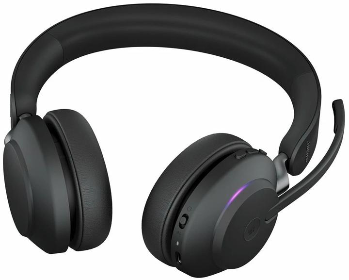 Produktbild Jabra Evolve2 65 Stereo MS + Ladestation + Link 380c schwarz (Kabelgebunden, Kabellos, USB-C)