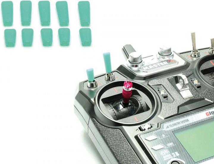 Planet-Hobby capuchons d'interrupteur universels "color" vert 10 pièces