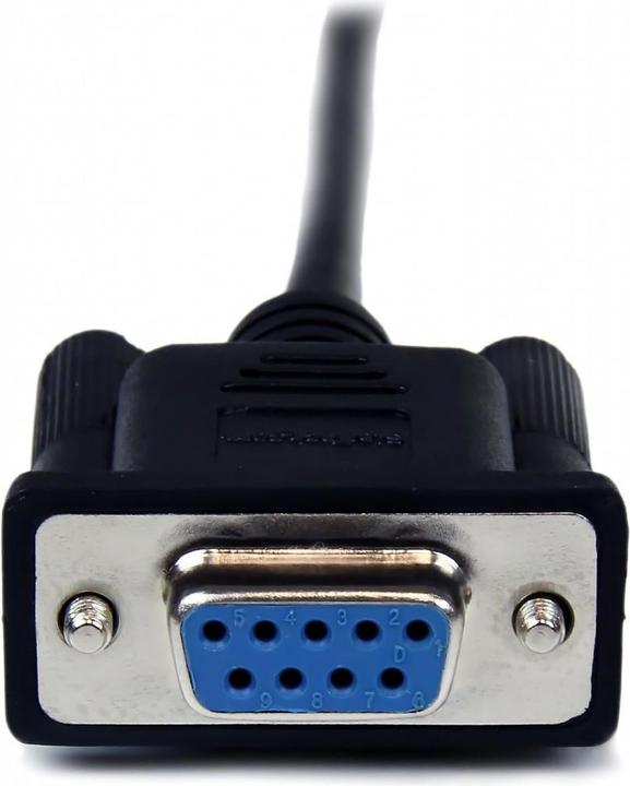 Image du produit StarTech 1m Noir Db9 Null Modem Cable (1 m)