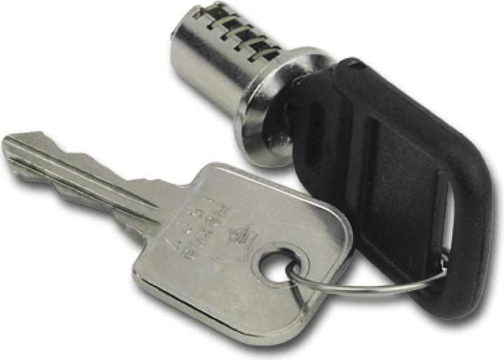 Hekna Cylinder interchangeable core 2 keys, lock 1553 Zamak nickel-plated
