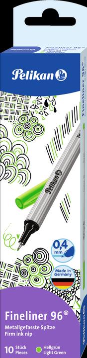 Actual product image Pelikan Fineliner 0,4mm 96 light green (Light green, 1 x)