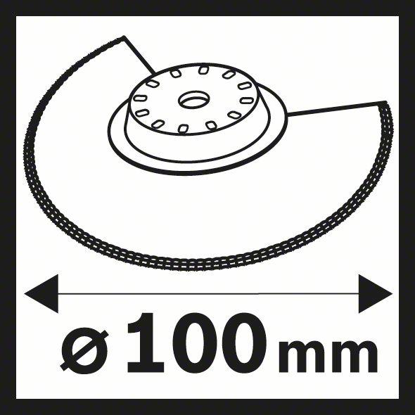 Image du produit Bosch Zubehör Lame segment ondulée BIM ACZ 100 SWB, 100 mm, lot de 1