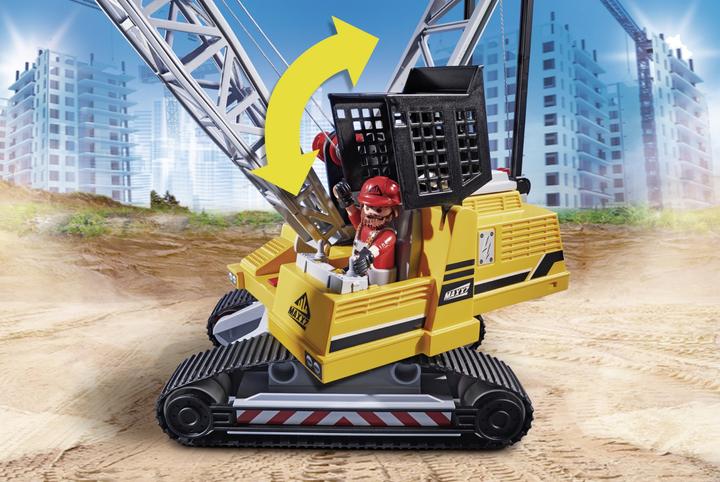 Produktbild Playmobil Seilbagger mit Bauteil (70442, Playmobil City Action)