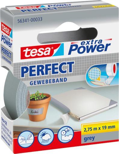 Produktbild tesa EXTRA POWER PERFECT Gewebeband, gewebeverstärktes Ductape (19 mm)