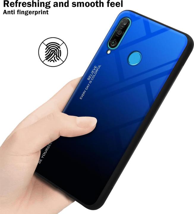 Productafbeelding Cadorabo TPU 2 kleuren glasdekking (Huawei P30 Lite)