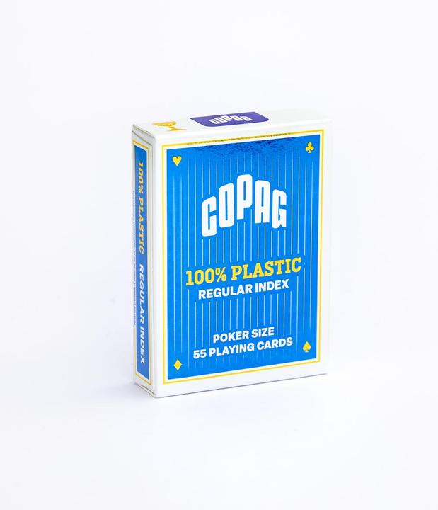 Actual product image Copag Plastic Poker Cards Deck Regular (German, French, Italian, English)