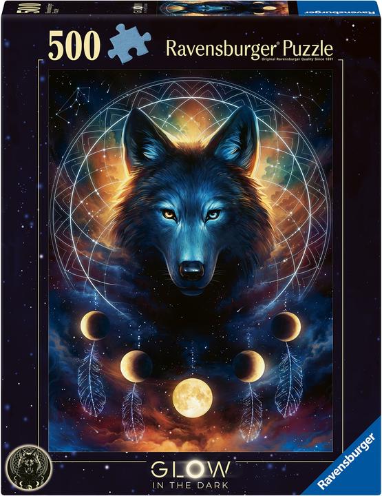 Image du produit Ravensburger Loup lumineux (500 pièces)