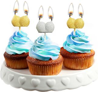 Actual product image Little Genie Productions Glitterati Boobie Candle Set