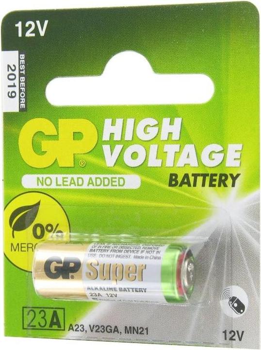 Image du produit GP Batteries 23A, 23Ae, A23, VA23GA, MS21, MN21, 8LR932 (5 pcs, LR9, 38 mAh)